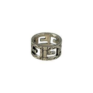 Gucci Sterling Silver Arabesque Ring